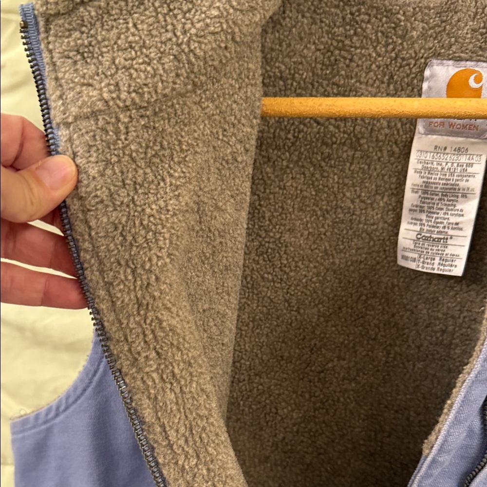 Carhartt Blue Vest with Pockets - Picture 3 of 3